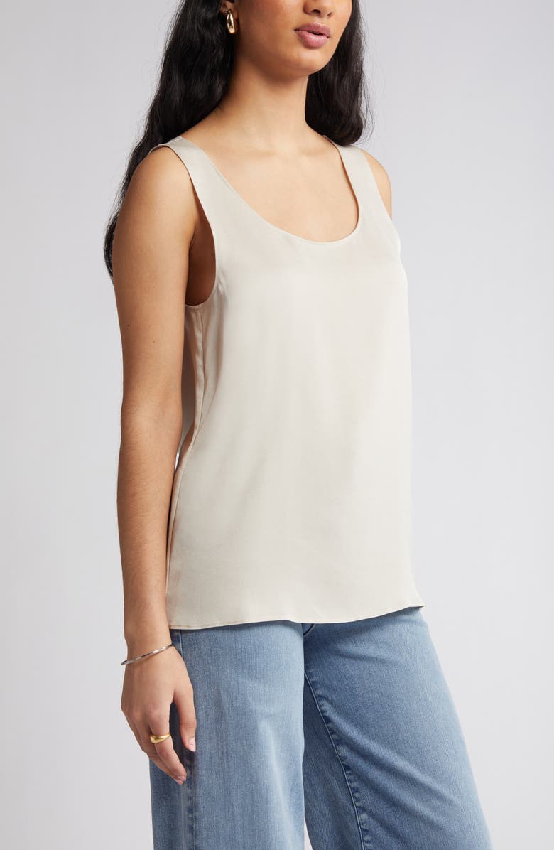 RUE SOPHIE Jennie Satin Tank, Alternate, color, 