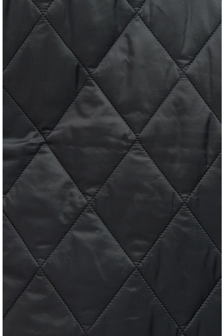 Clydebank Quilted Jacket, Alternate, color, BLACK