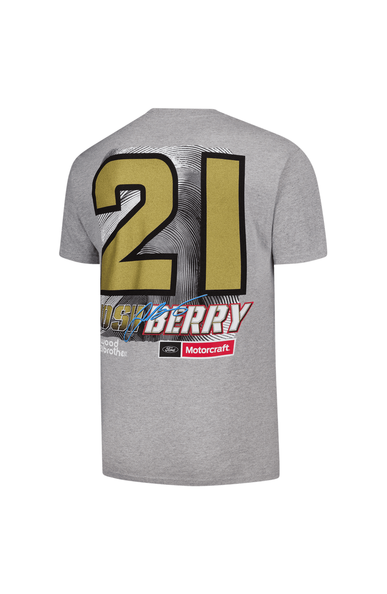 Classic Ink Men's Classic Ink Heather Gray Josh Berry 2-Spot T-Shirt, Alternate, color, Heather Gray