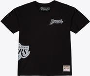Mitchell & Ness Men's Mitchell & Ness Black Los Angeles Lakers Chrome Heritage T-Shirt