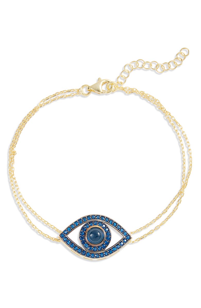 SHYMI Eye Evil Pendant Bracelet, Main, color, 