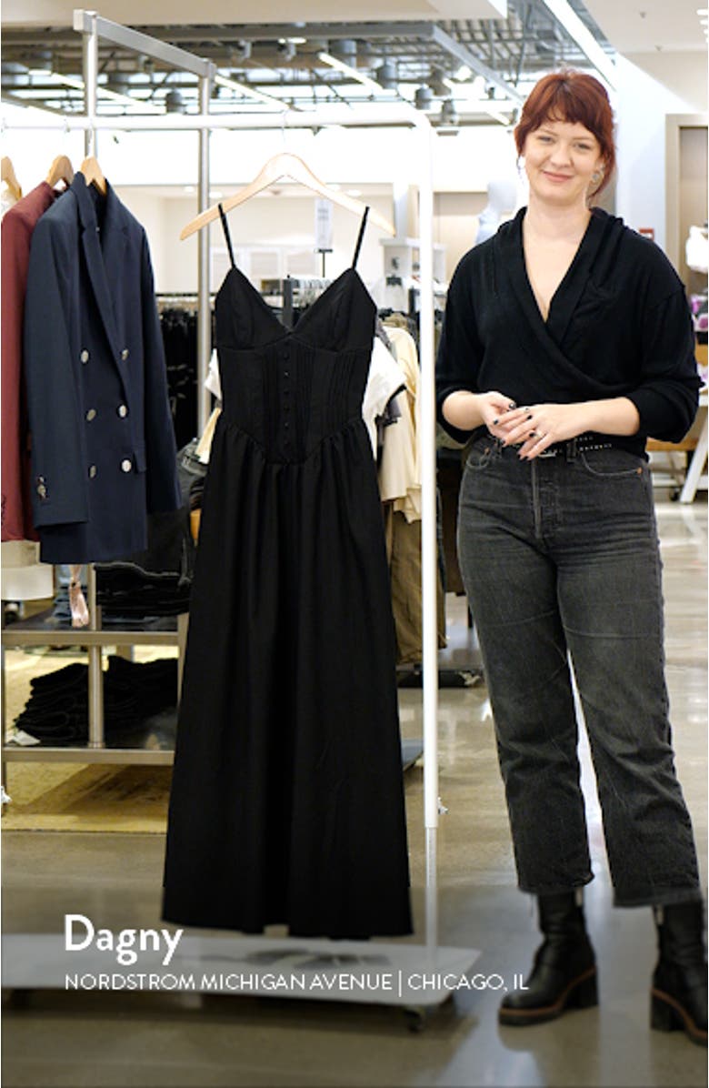 Lova Bustier Bodice Maxi Dress, sales video thumbnail