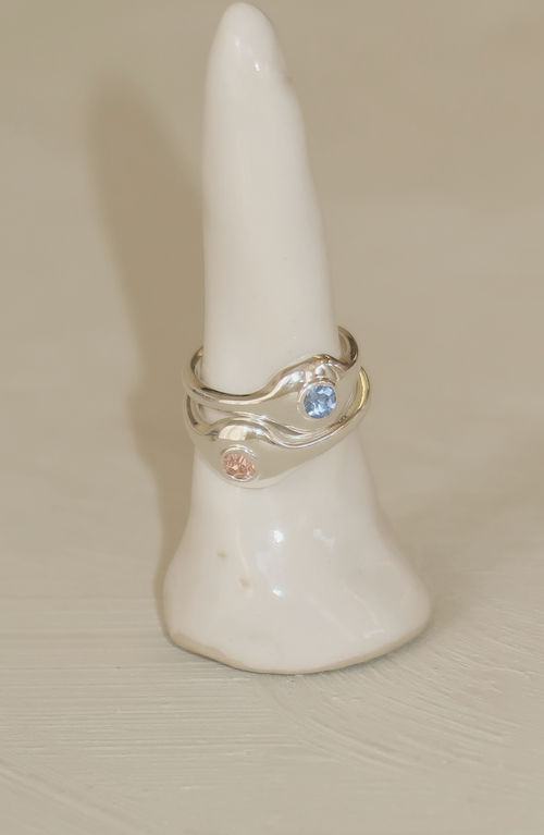 Joiana Jewelry Stone Pinky Ring In Metallic