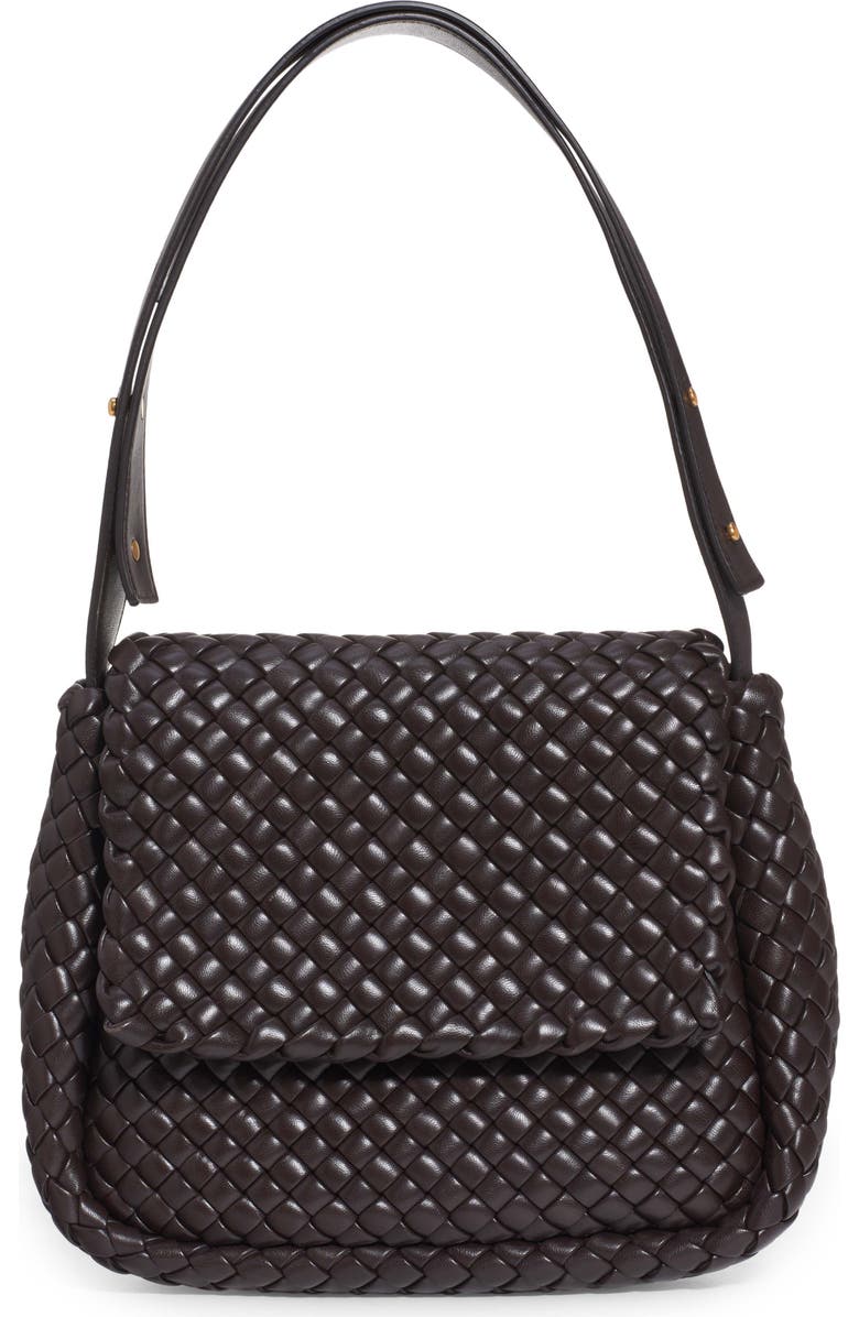 Bottega Veneta Cobble Padded Intrecciato Leather Shoulder Bag, Main, color,