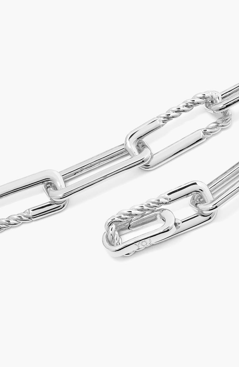 YOJ Oto Maxi Rope Chain Bracelet, Alternate, color, Silver