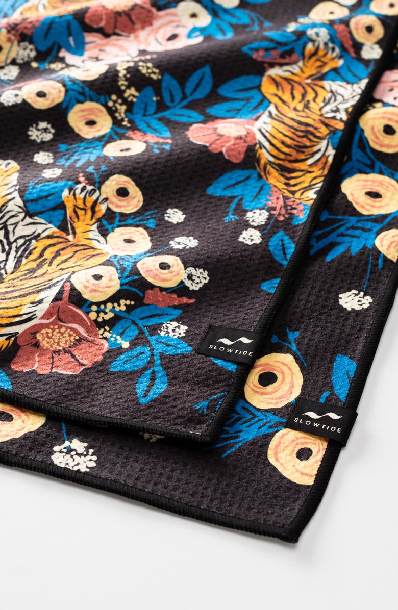 Slowtide Khan 2-Piece Yoga & Fitness Towel Bundle, Alternate, color, Black