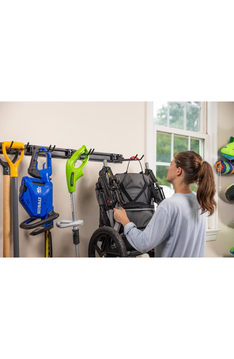 StoreYour 64" Modular Multi-Use Adjustable Garage Organizer -Holds 600 lbs, Alternate, color, Black