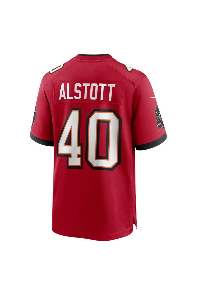 Men's Nike Mike Alstott Red Tampa Bay Buccaneers Retired Player Game Jersey, Alternate, color, Red
