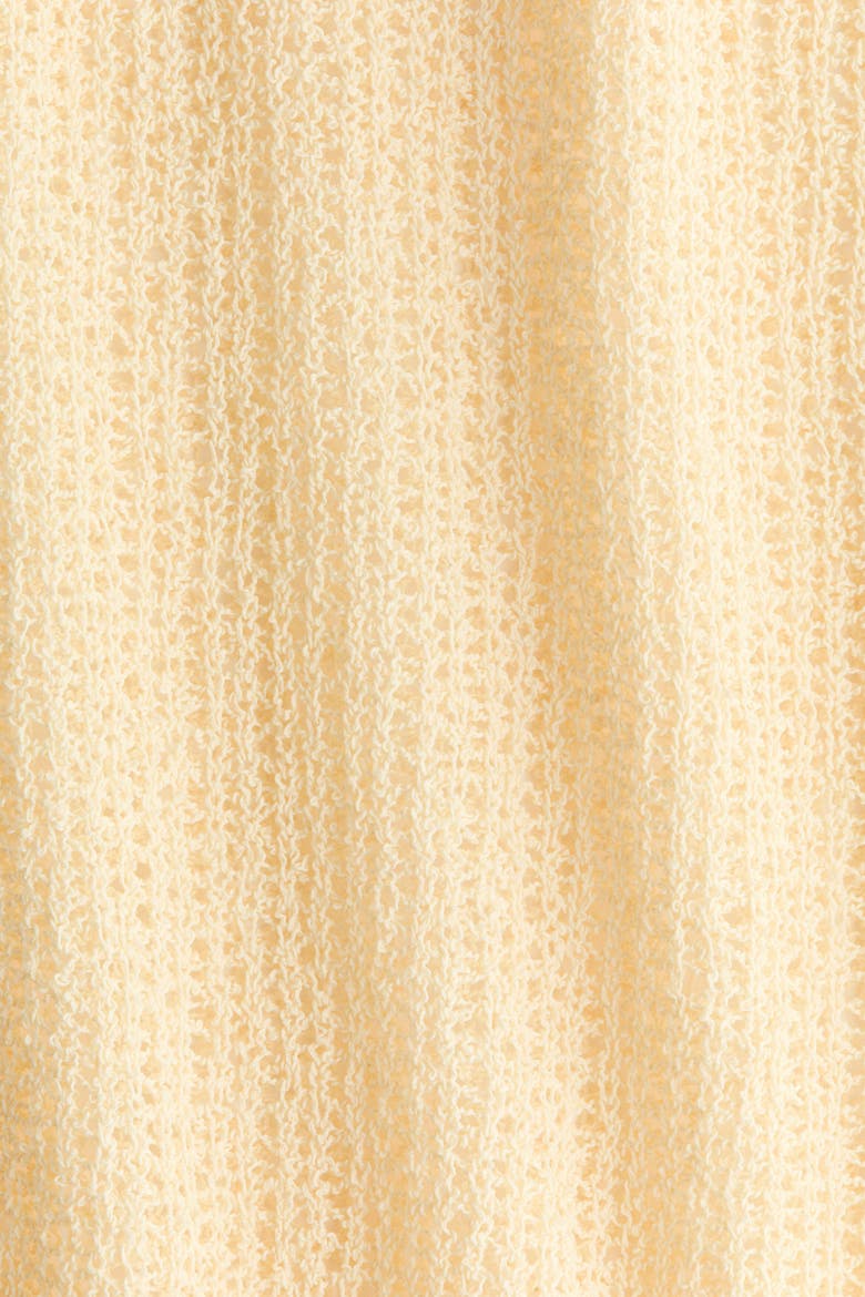 Loose-knit Beach Dress, Alternate, color, Light yellow