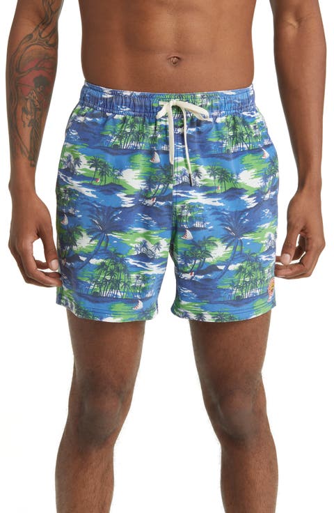 The Bungalow Water Repellent Swim Trunks