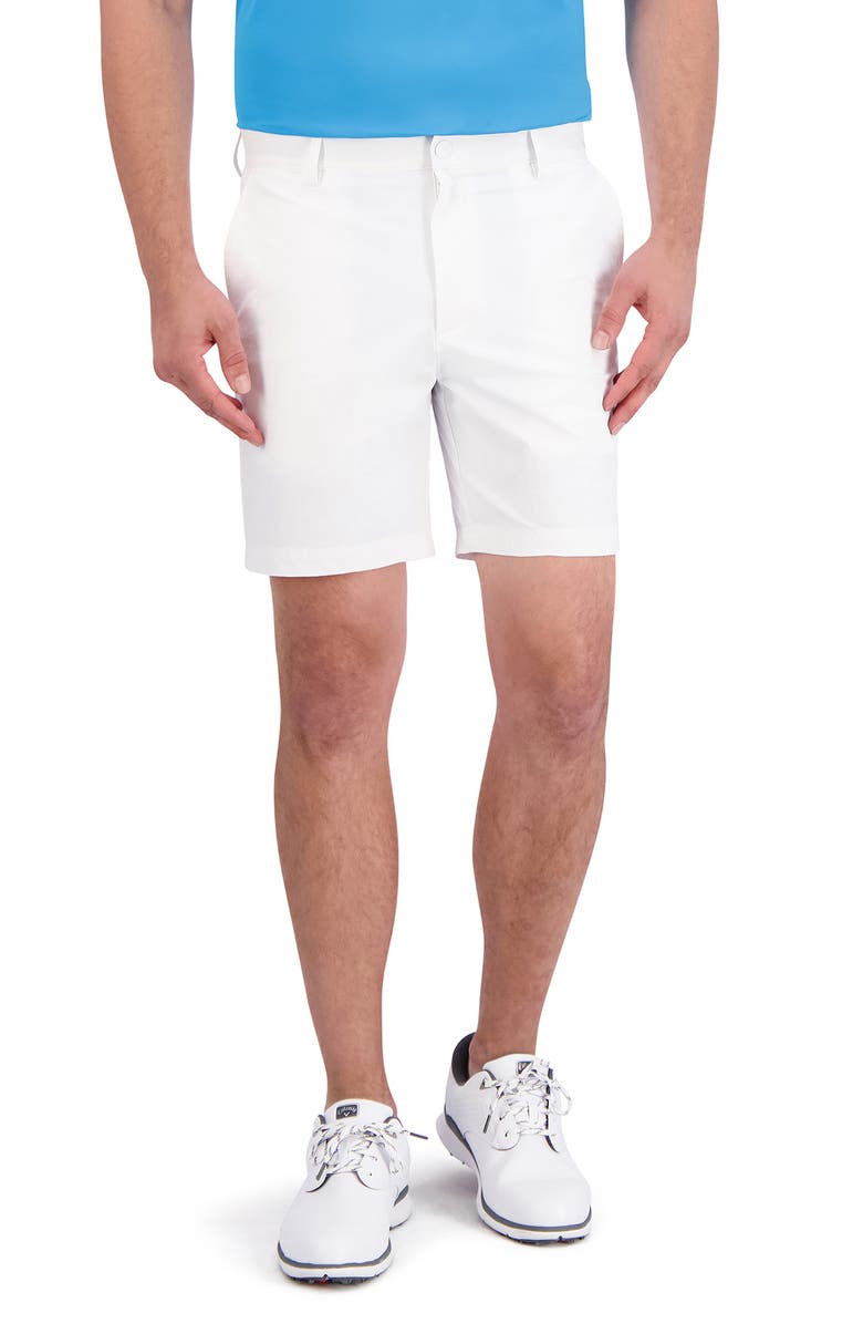 Robert Graham Aster Performance Golf Shorts, Main, color, White