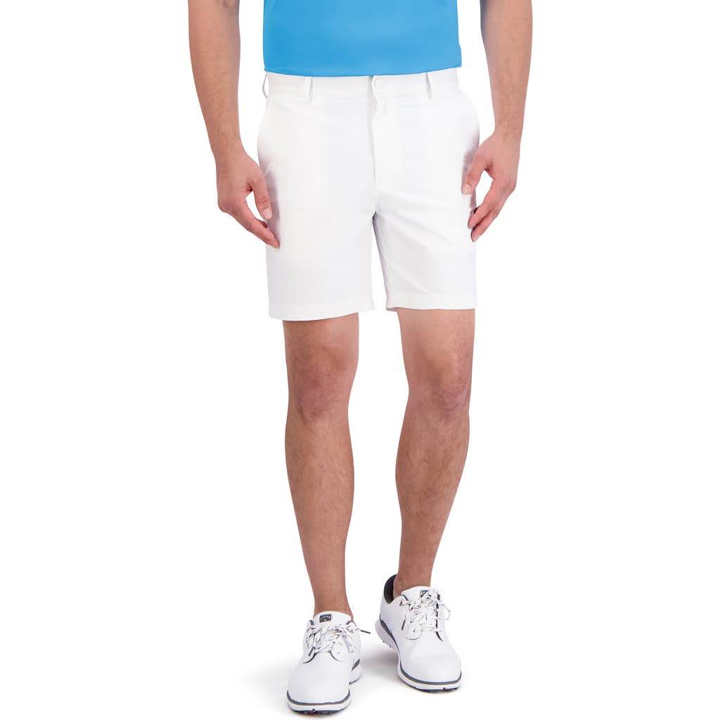 Robert Graham Aster Performance Golf Shorts In White