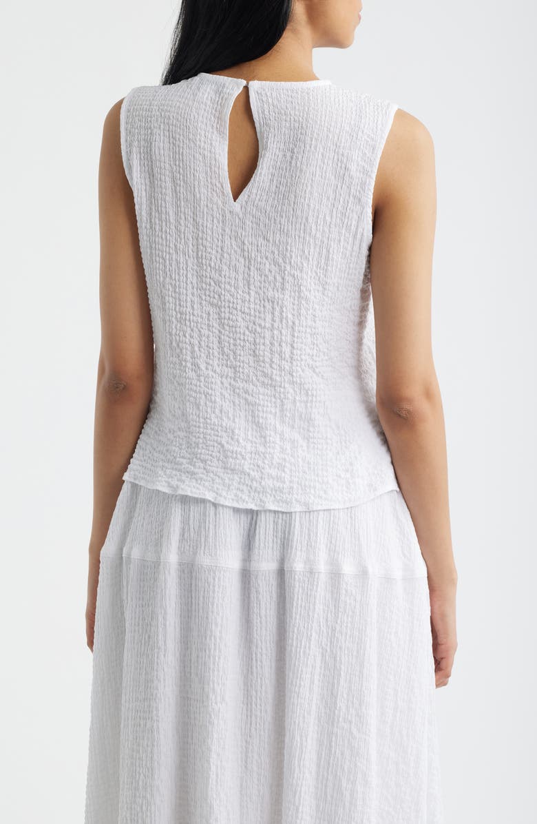 Bernardo Sleeveless Top, Alternate, color, Bright White