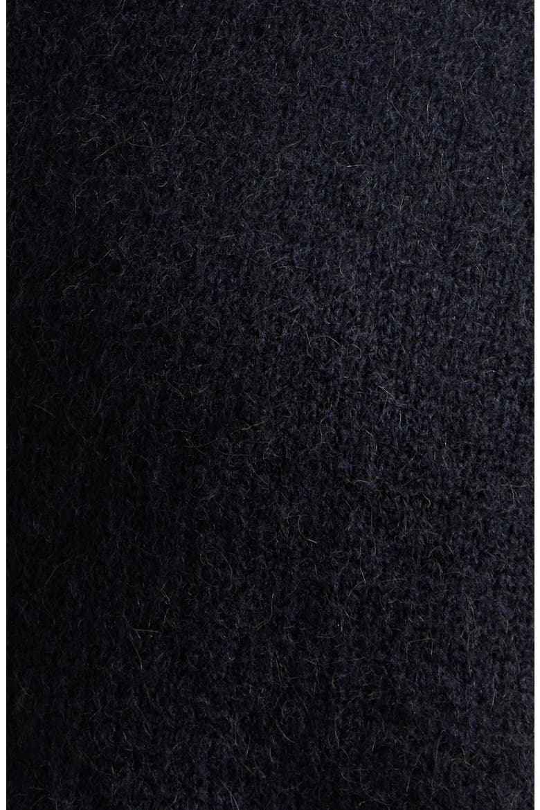 Crewneck Wool and Camel Hair Sweater, Alternate, color, BLUE LILAC