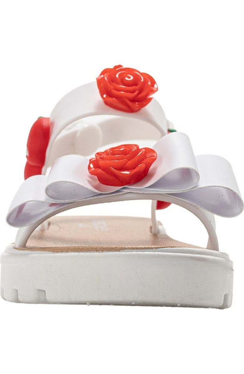 bebe Pia Cherry Sandal, Alternate, color, White