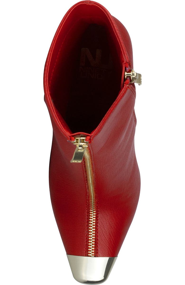 NINETY UNION Lovely Zipper Boot, Alternate, color, Red
