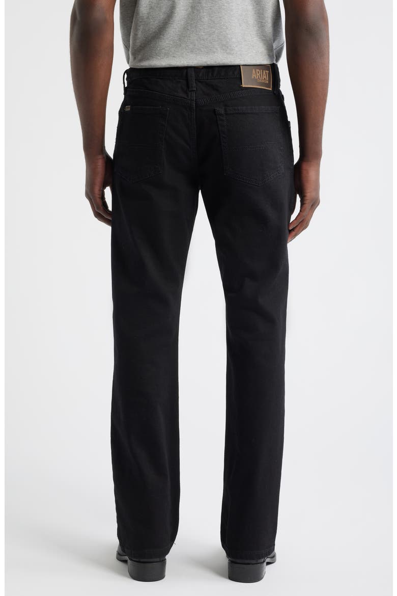 M4 Relaxed Bootcut Jeans, Alternate, color, BLACK