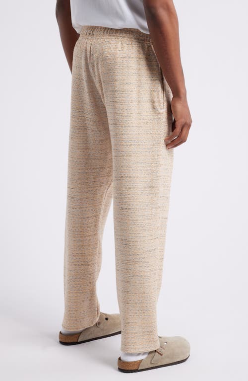 Standard Issue Tweed Drawstring Slacker Pants In Sand