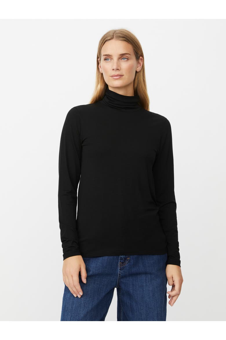 Mabrooklyn Roll Neck Top, Main, color, Black