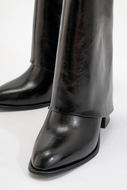 Prologue Shoes Ellas Chunky Heel Boot In Black
