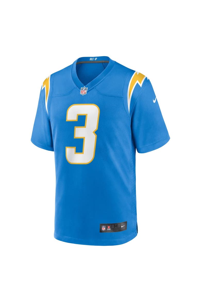 Men's Nike Derwin James Jr. Powder Blue Los Angeles Chargers Game Jersey, Alternate, color, Powder Blue