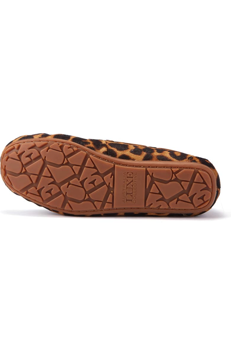 Australia Luxe Collective Prost Genuine Shearling Slipper, Alternate, color, Leopard
