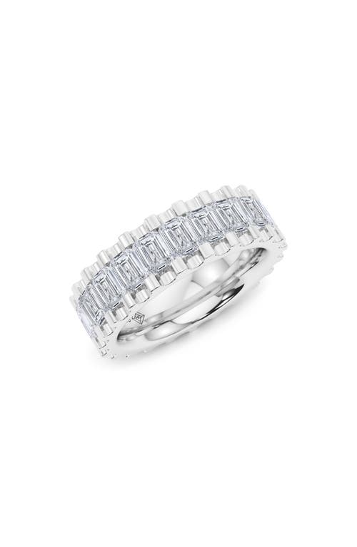 Hautecarat Emerald Lab Grown Diamond Channel Ring