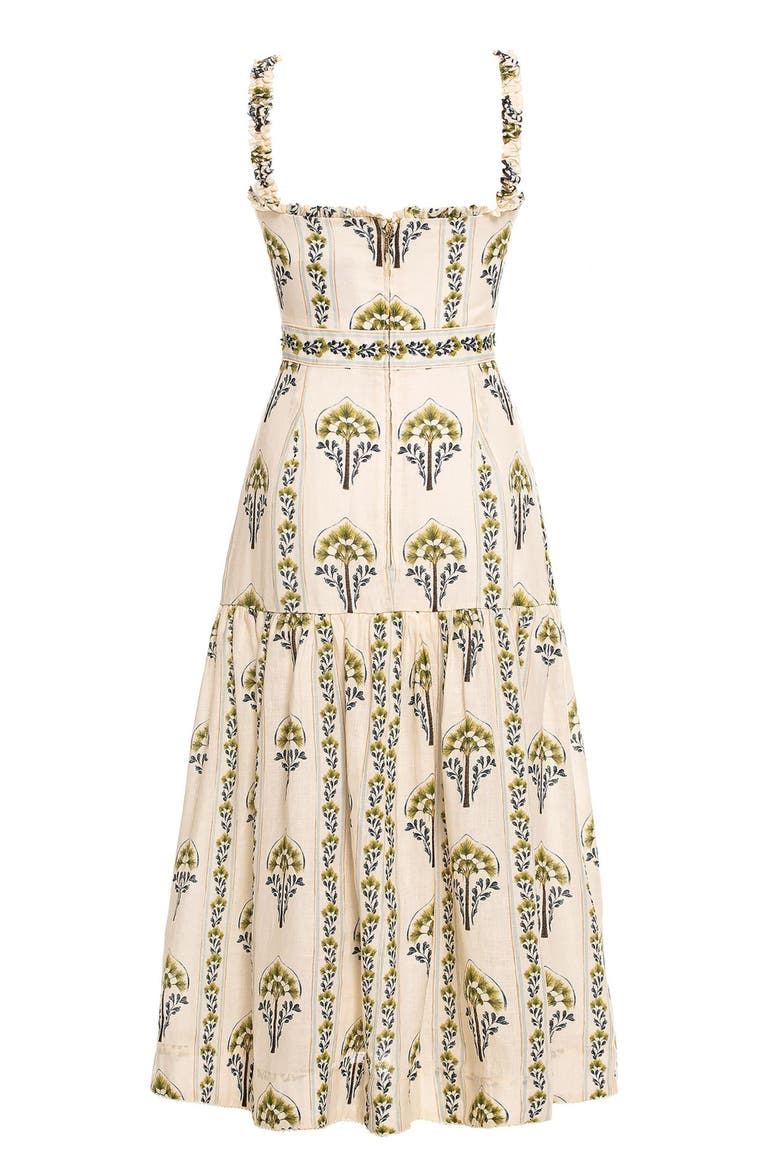 Níspero Moriche Midi Dress, Alternate, color, Multi