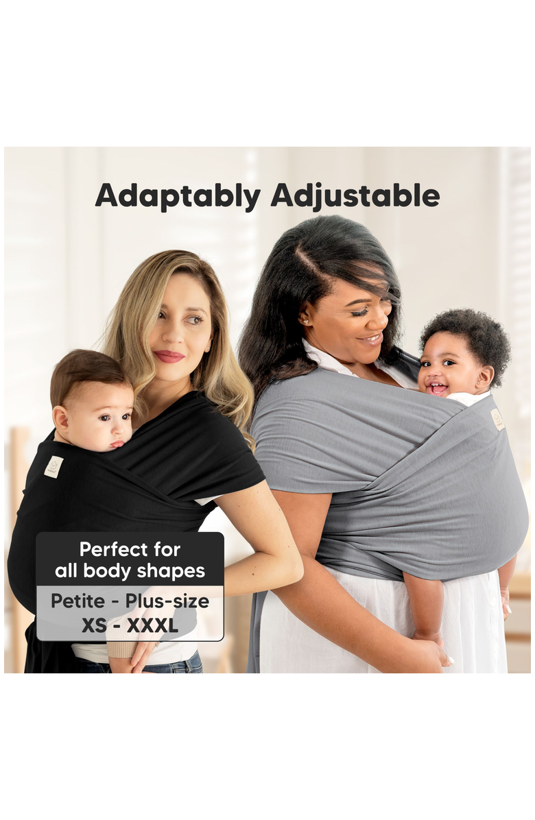 KeaBabies Original Wrap Carrier, Alternate, color, Trendy Black