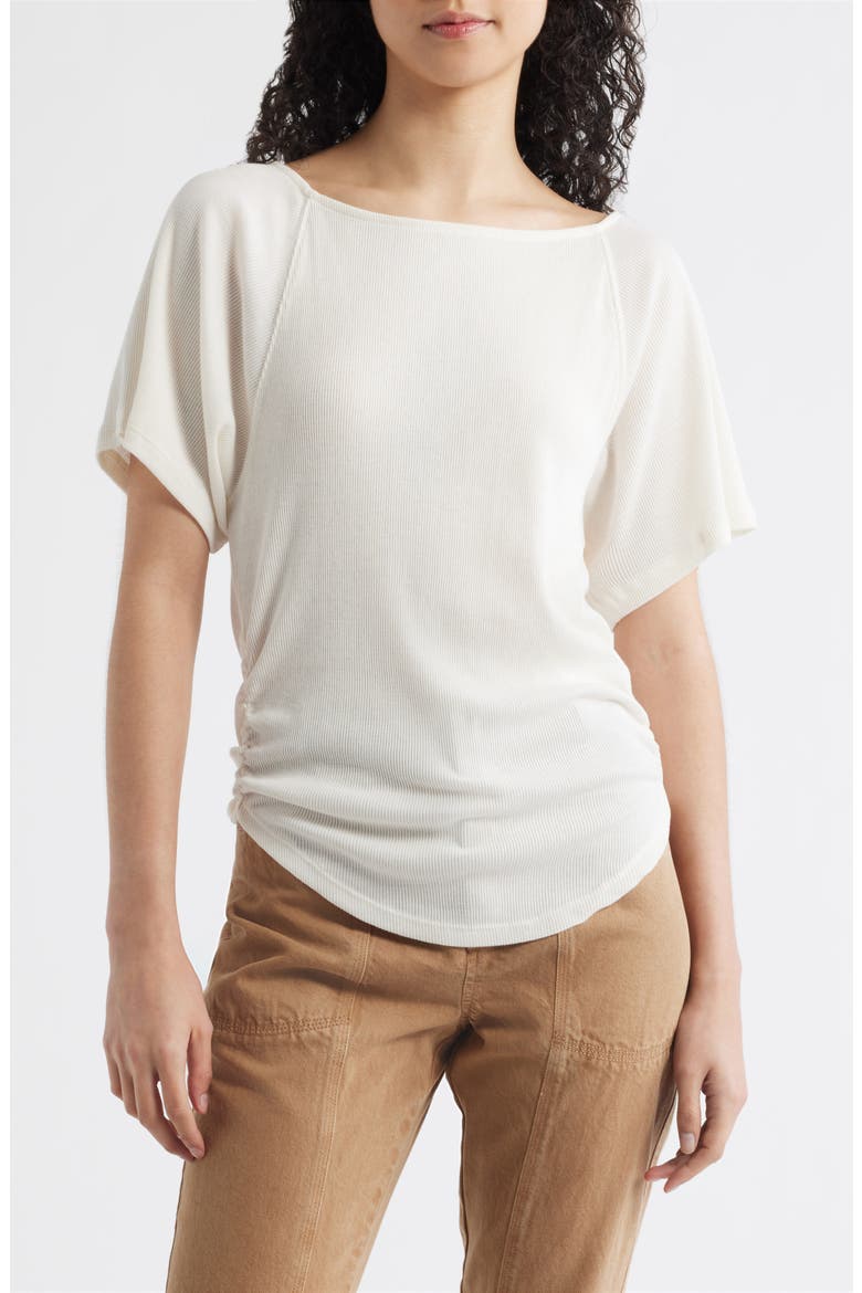 Lucy Off-the-Shoulder T-Shirt, Main, color, SUGAR SWIZZLE