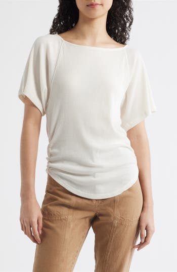Free People Lucy Off-the-Shoulder T-Shirt in Sugar Swizzle at Nordstrom Rack, Size X-Small