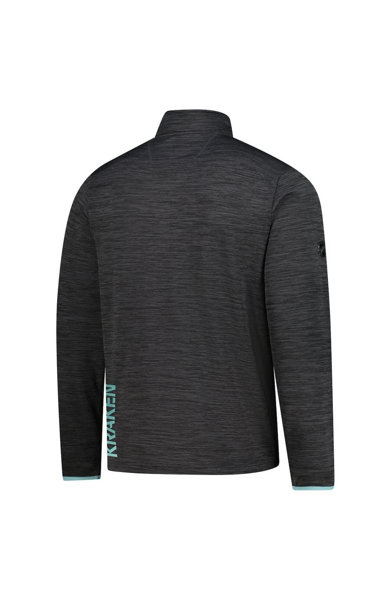 FANATICS Men's Fanatics  Heather Charcoal Seattle Kraken Authentic Pro Lightweight Quarter-Zip Pullover, Alternate, color, Heather Charcoal