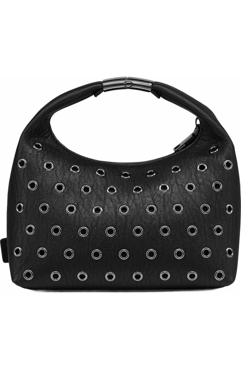 DKNY Mel Top-Zip Hobo Bag, Alternate, color, Blk/Gunmetal