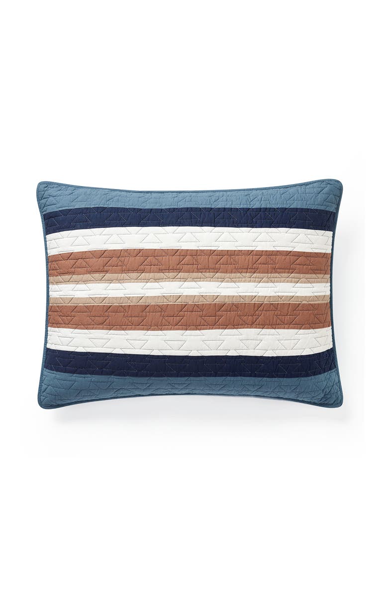 Pendleton Silver City Reversible Quilt & Sham Set, Alternate, color, Blue Mirage