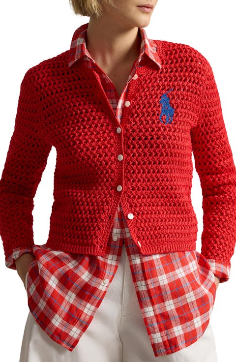 Big Pony Cotton Cardigan