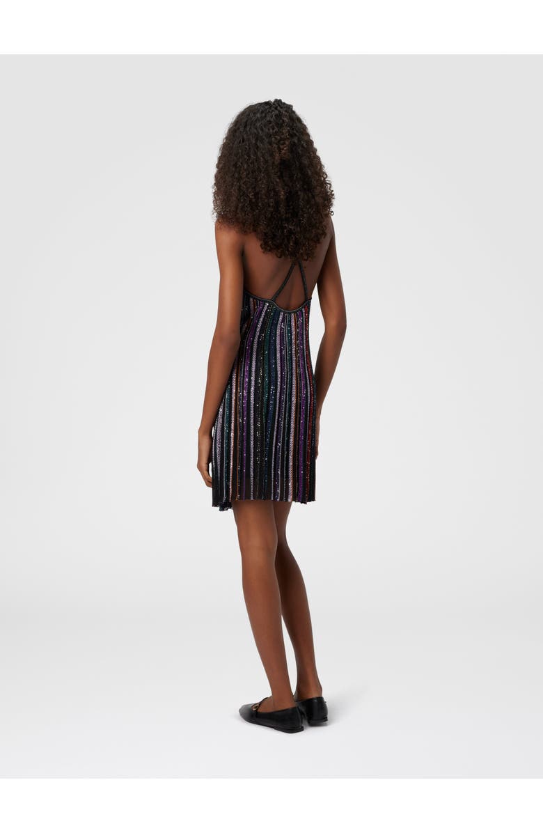 Missoni Mini Dress With Interlaced Straps, Alternate, color, Multicoloured