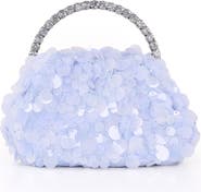 Jewel Badgley Mischka Noa Mix Sequin Pouch Clutch