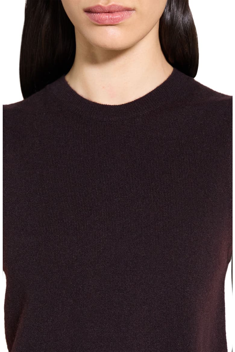 Cashmere Sleeveless Sweater, Alternate, color, CACAO