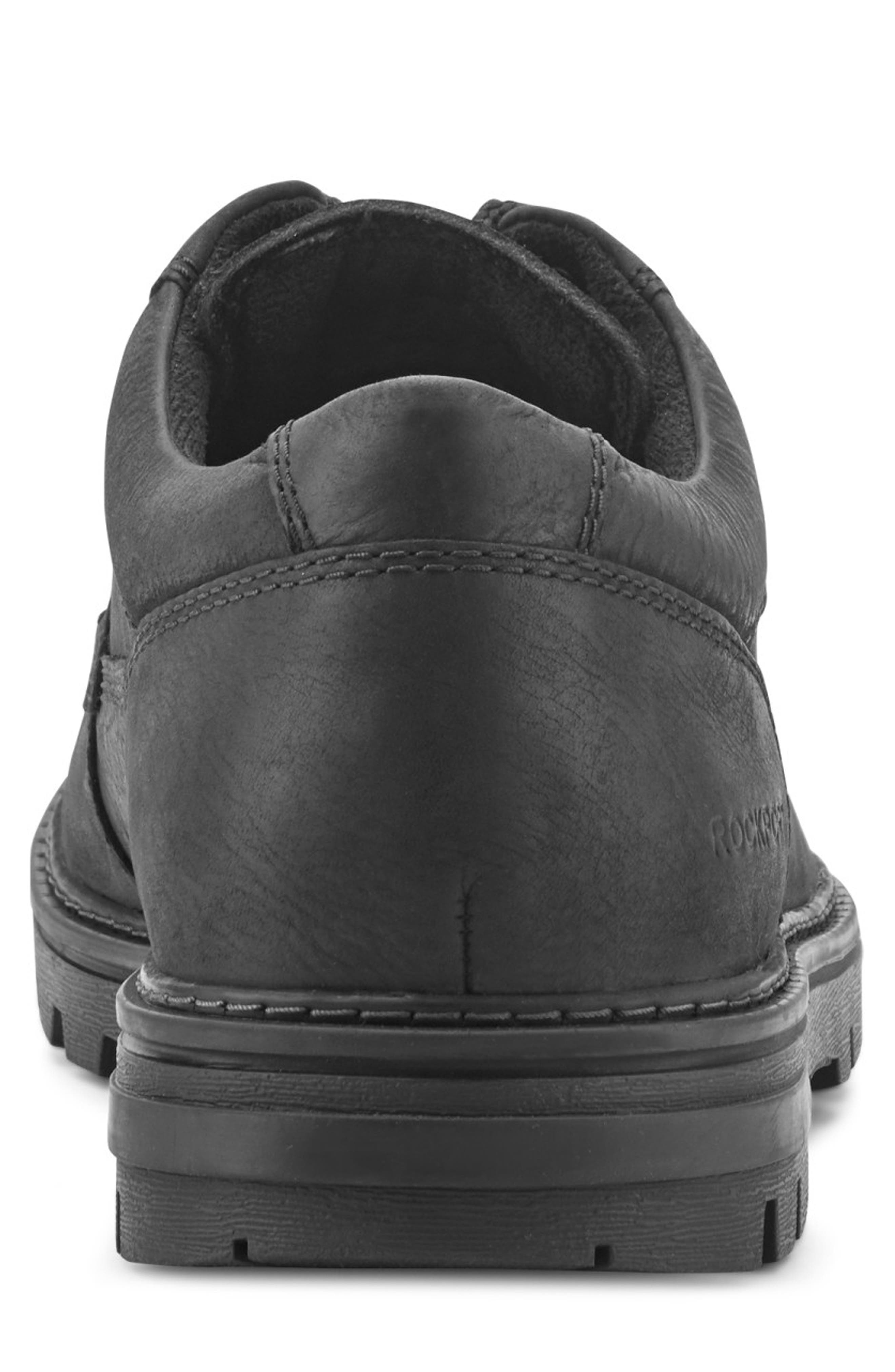Winfeld Waterproof Moc Toe Derby, Alternate, color, BLACK