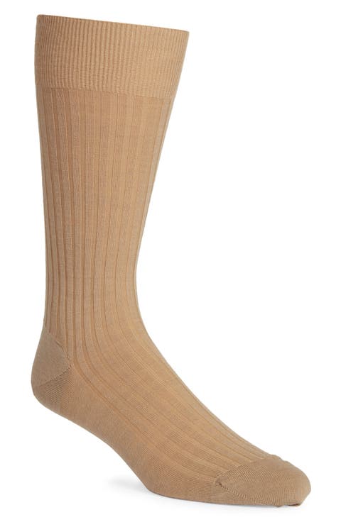 Stretch Merino Wool Dress Socks