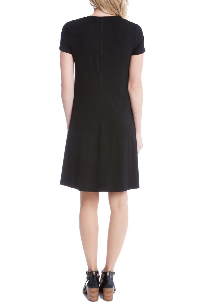 Quinn Pocket Shift Dress, Alternate, color, BLACK