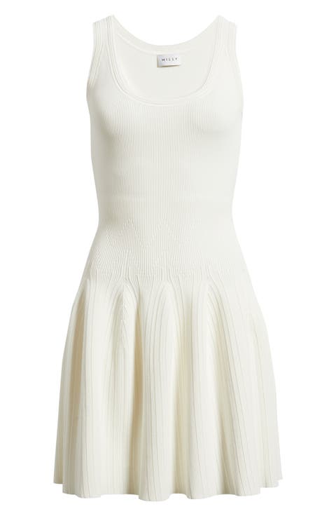 Marea Sleeveless Fit & Flare Sweater Dress