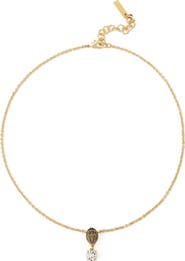 Kurt Geiger London Eagle Gemstone Pendant Necklace
