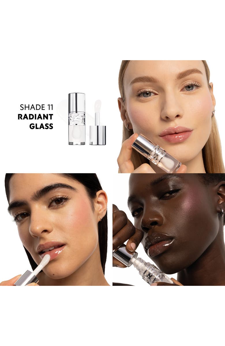 Yves Saint Laurent Loveshine Plumping Lip Oil Gloss with Hyaluronic Acid, Alternate, color, 11 Clear