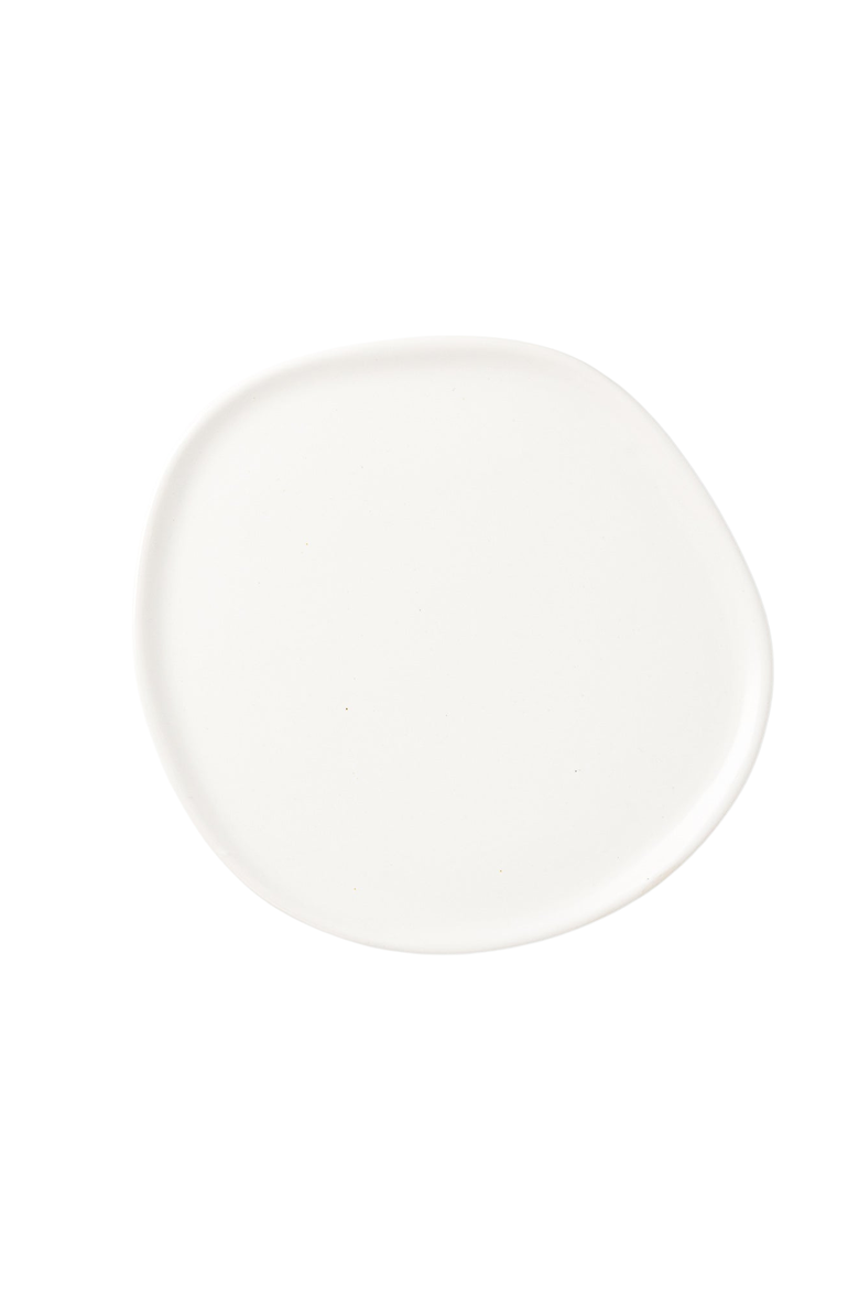 Ripple Salad Plate, Main, color, Matte White / Individual