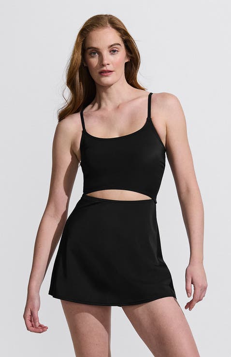 Tugless Monokini Swim Dress Swimsuit