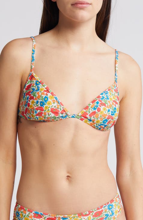 x Liberty London Yes Floral Print Bikini Top (Nordstrom Exclusive)