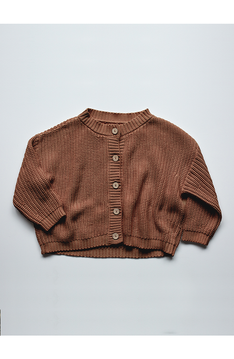 The Simple Folk The Chunky Cardigan, Main, color, Mocha