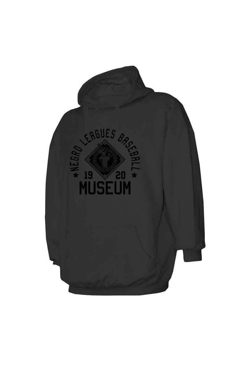 STITCHES Men's Stitches Black Negro Leagues Baseball Museum Pullover Hoodie, Alternate, color, Black