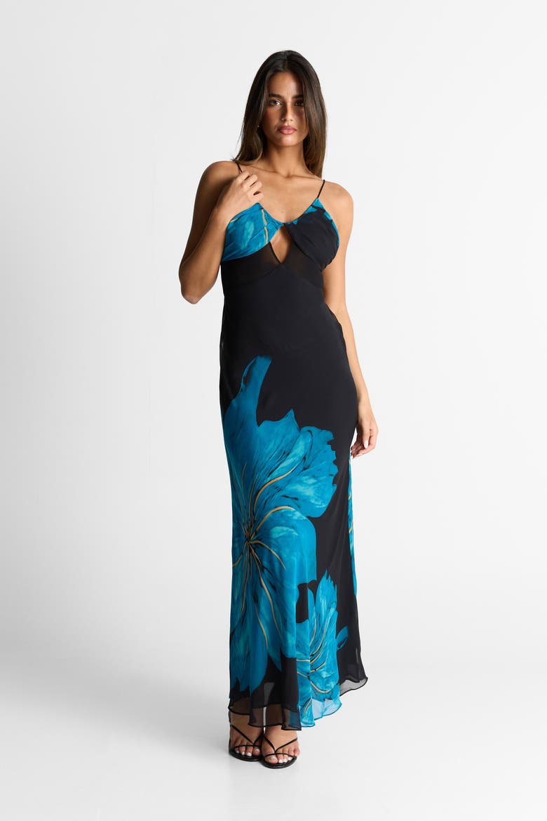 Raya Maxi Dress, Main, color, Turquoise